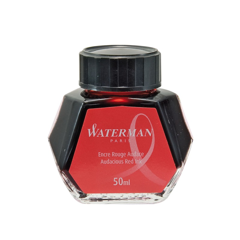 Lahvičkový inkoust WATERMAN 50ml, červený