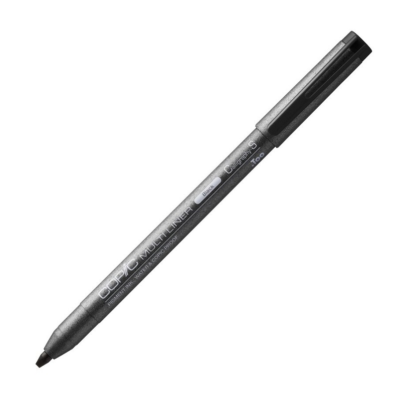 Technický liner COPIC černý kaligrafický S