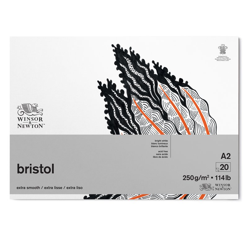 Blok WINSOR & NEWTON Bristol Pad, A2 20 listů