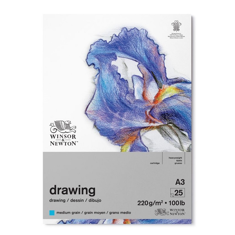 Blok WINSOR & NEWTON Drawing Pad Medium, A3 25 listů