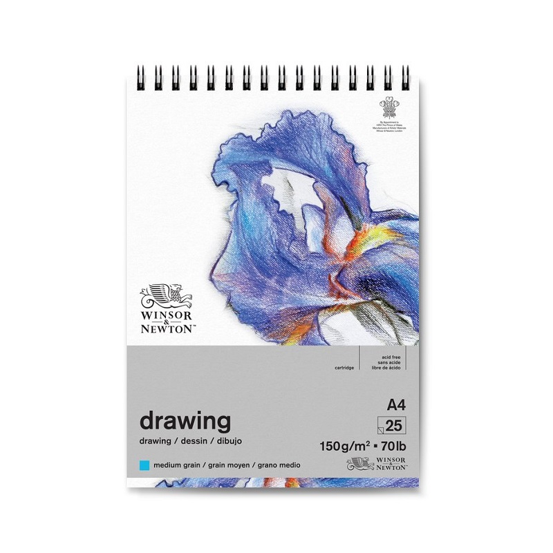 Skicář WINSOR & NEWTON Drawing Pad Medium, A4 25 listů