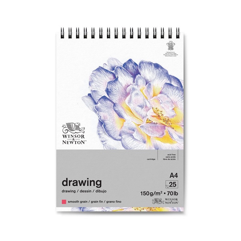 Skicář WINSOR & NEWTON Drawing Pad Smooth, A4 25 listů