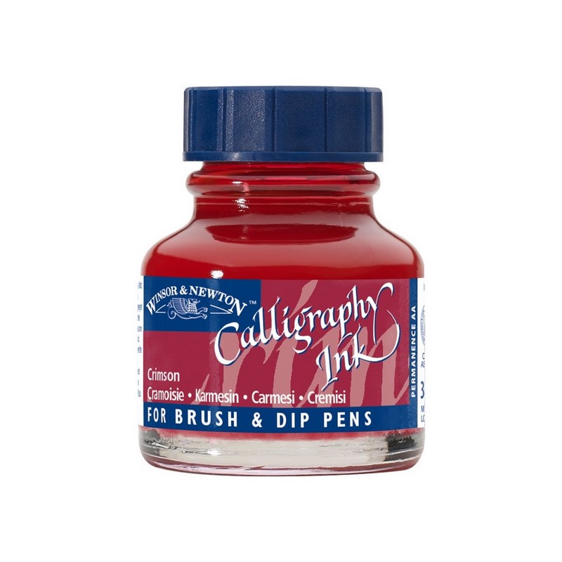 Kaligrafický inkoust WINSOR & NEWTON Calligraphy Ink, 30ml Crimson
