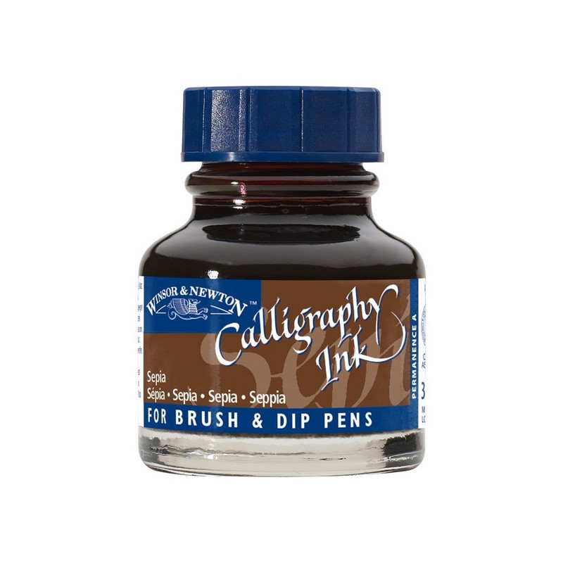 Kaligrafický inkoust WINSOR & NEWTON Calligraphy Ink, 30ml Sepia
