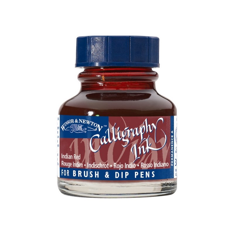 Kaligrafický inkoust WINSOR & NEWTON Calligraphy Ink, 30ml Indian Red