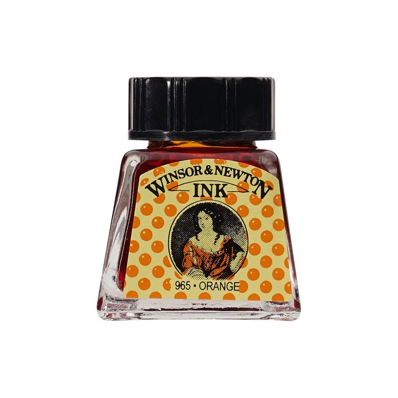 Kreslící inkoust WINSOR & NEWTON Drawing Ink, 14ml Orange