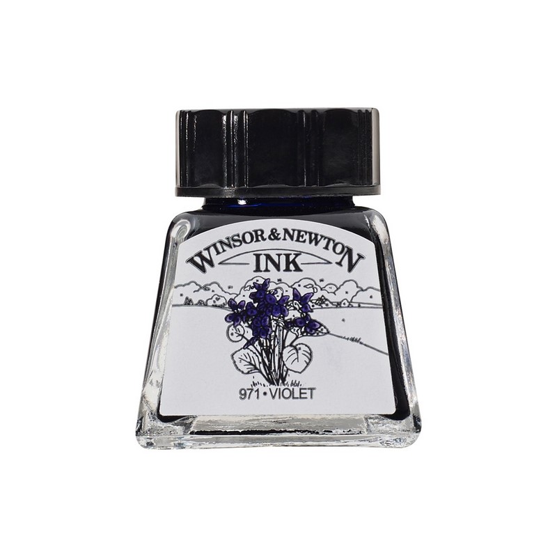 Kreslící inkoust WINSOR & NEWTON Drawing Ink, 14ml Violet