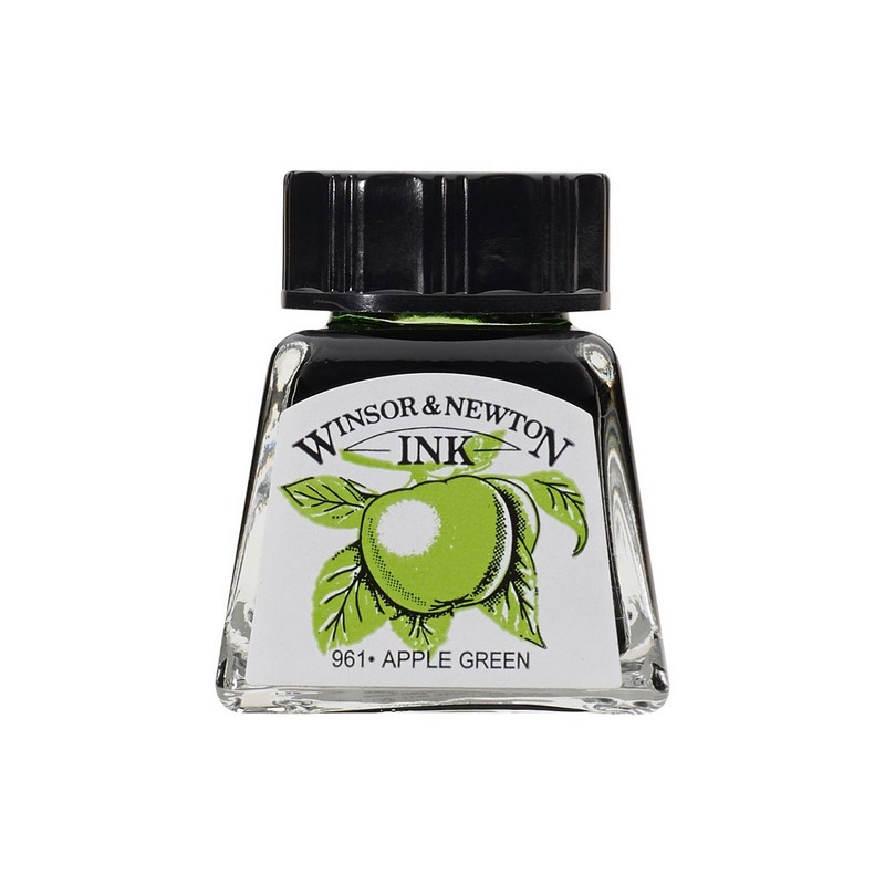 Kreslící inkoust WINSOR & NEWTON Drawing Ink, 14ml Apple Green