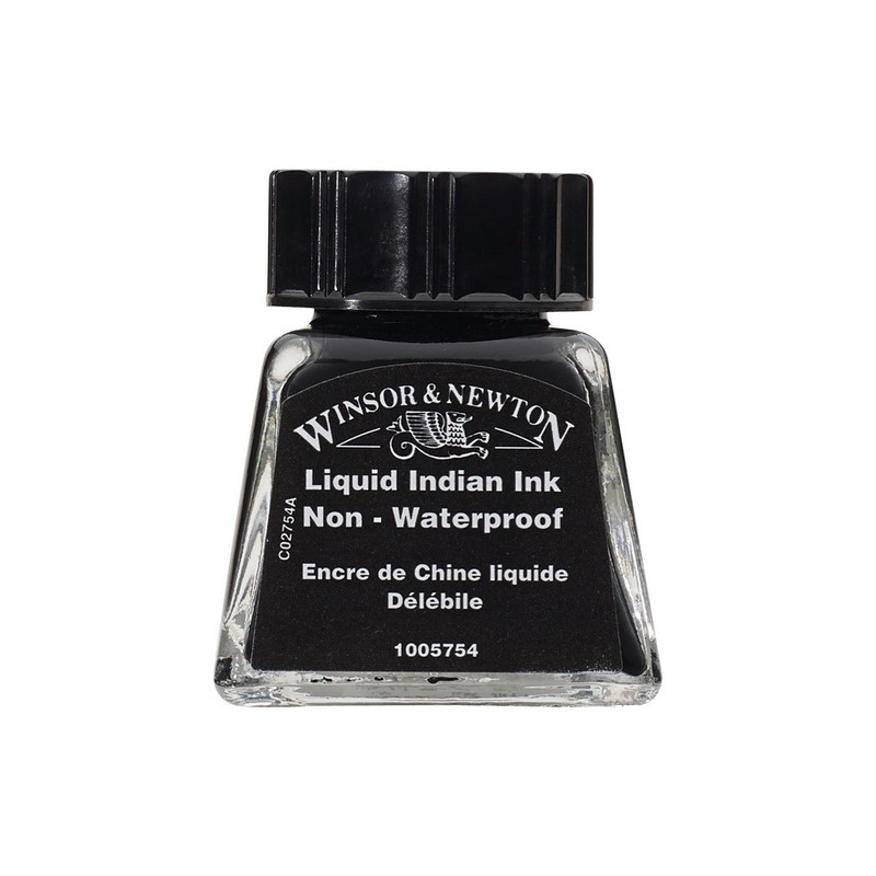 Kreslící inkoust WINSOR & NEWTON Drawing Ink, 14ml Liquid Indian Ink
