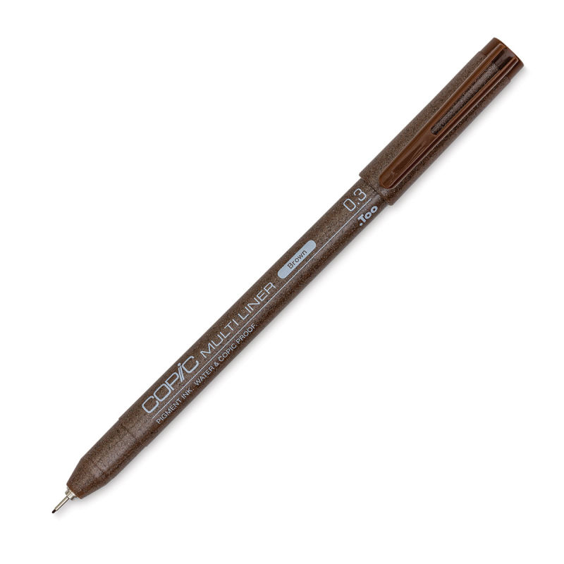 Technický liner COPIC hnědý 0,3mm
