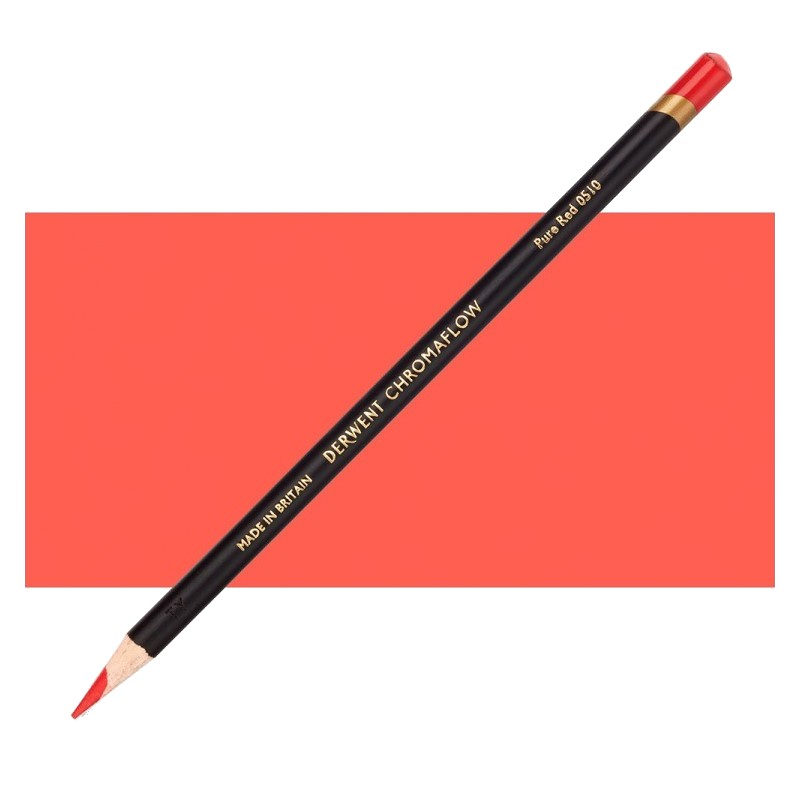 Pigmentová pastelka DERWENT Chromaflow, Pure Red