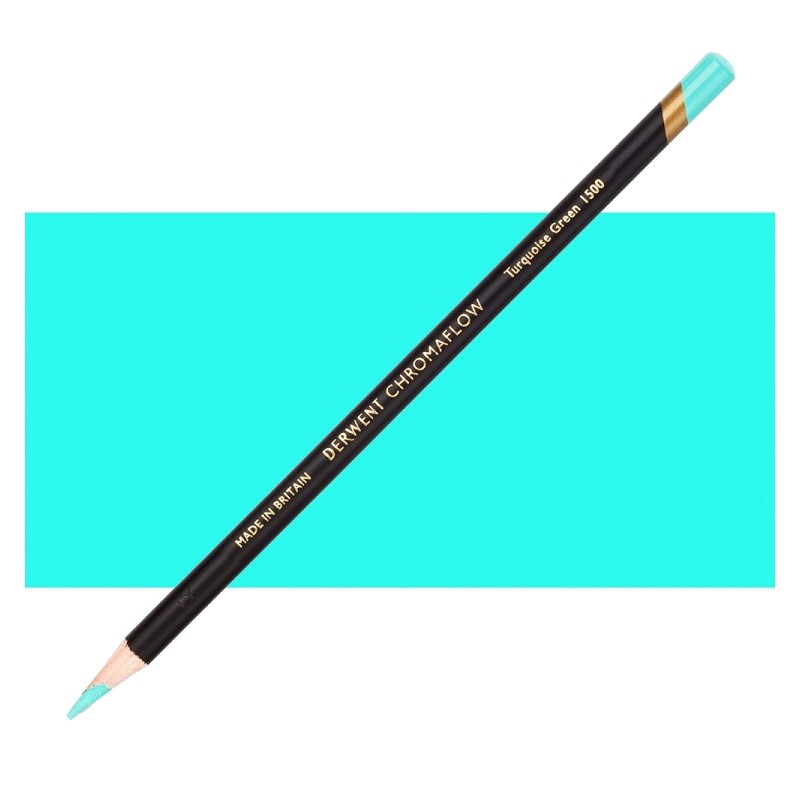 Pigmentová pastelka DERWENT Chromaflow, Turquoise Green