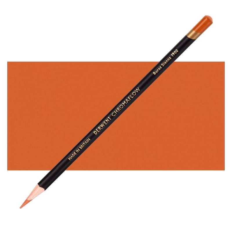 Pigmentová pastelka DERWENT Chromaflow, Burnt Sienna
