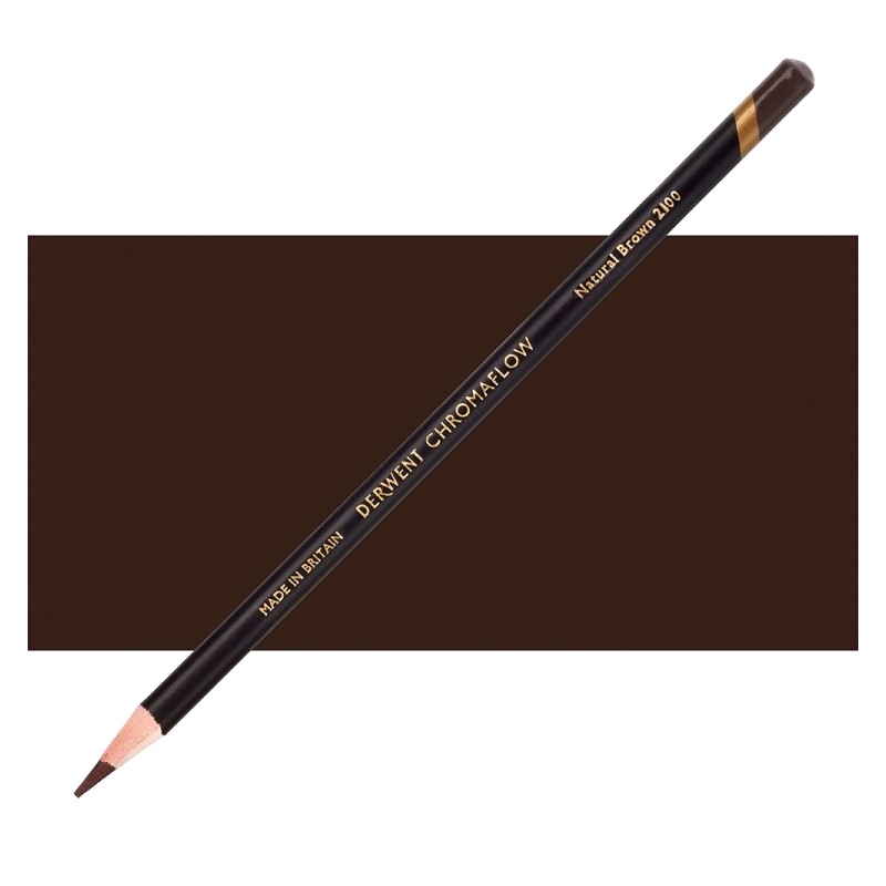 Pigmentová pastelka DERWENT Chromaflow, Natural Brown