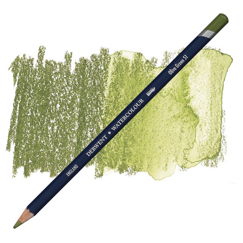 Akvarelová pastelka DERWENT Watercolour, Olive Green