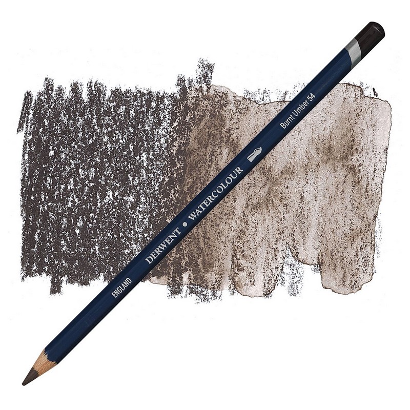 Akvarelová pastelka DERWENT Watercolour, Burnt Umber