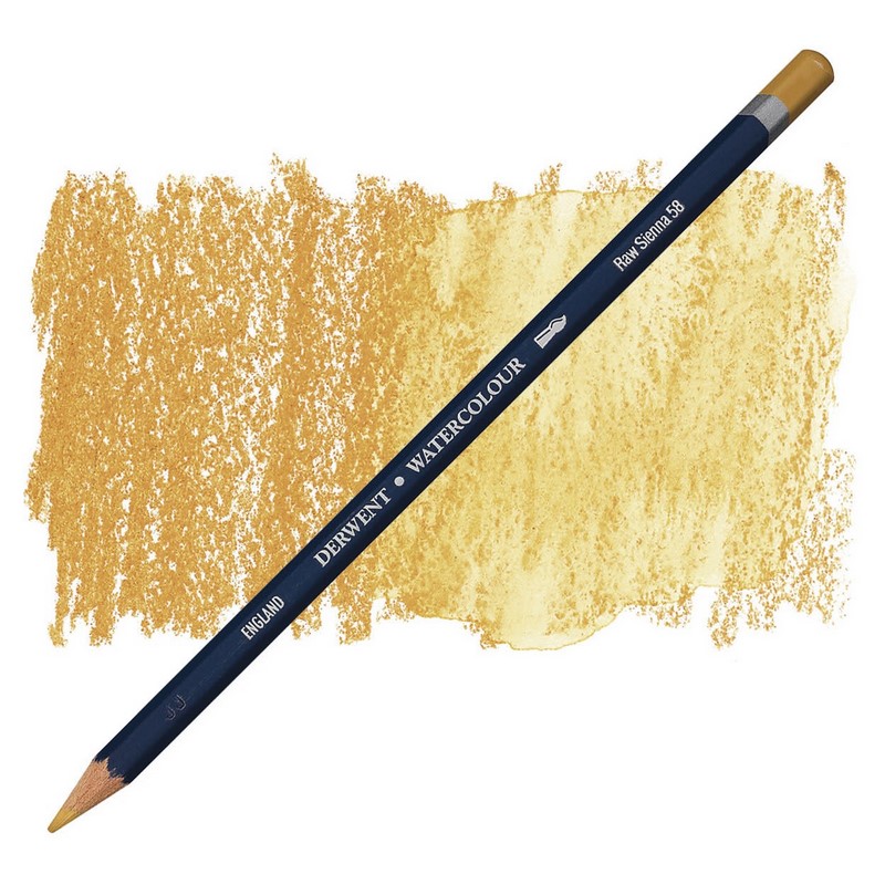 Akvarelová pastelka DERWENT Watercolour, Raw Sienna