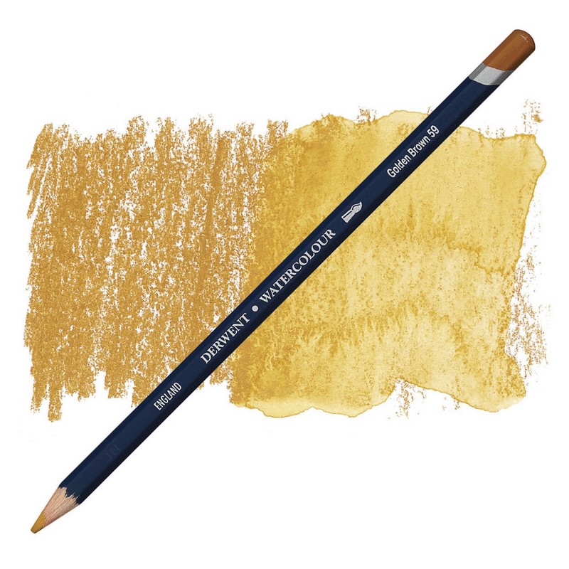 Akvarelová pastelka DERWENT Watercolour, Golden Brown