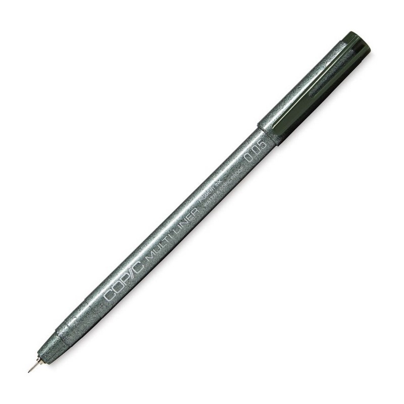Technický liner COPIC tmavě zelený 0,05mm
