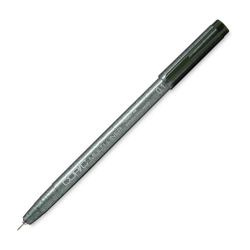 Technický liner COPIC tmavě zelený 0,1mm