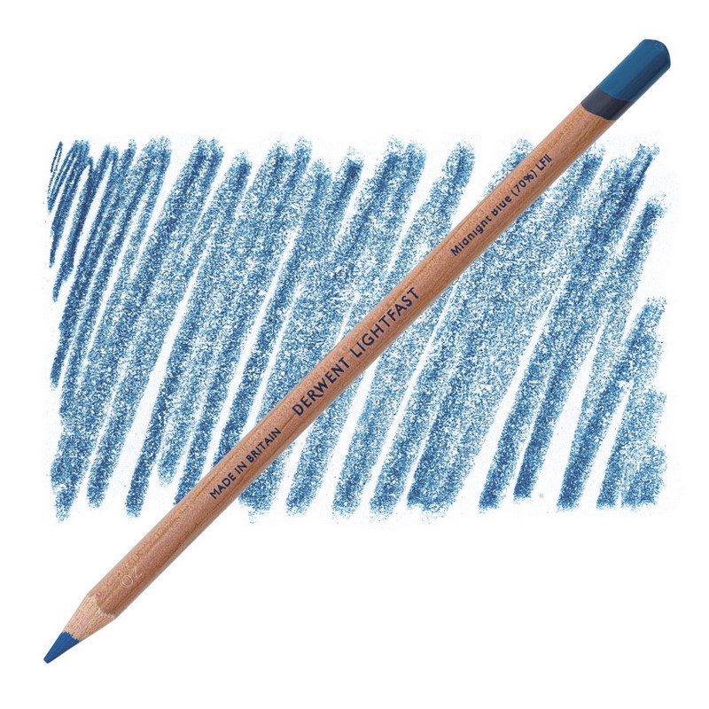 Olejová pastelka DERWENT Lightfast, Midnight Blue 70%