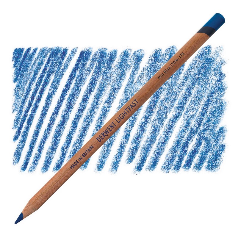Olejová pastelka DERWENT Lightfast, Mid Blue 70%