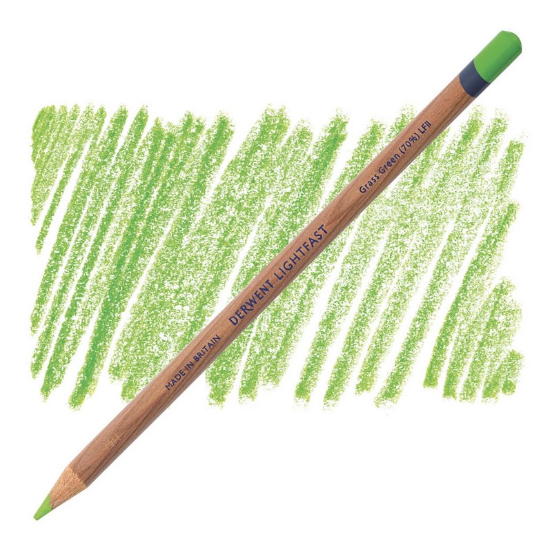 Olejová pastelka DERWENT Lightfast, Grass Green 70%