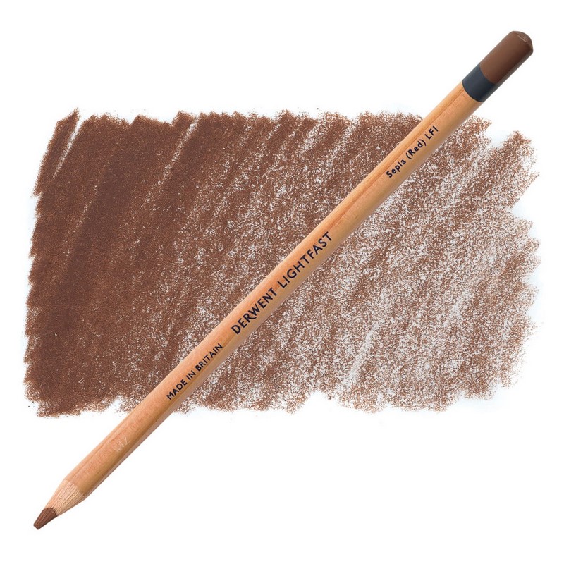 Olejová pastelka DERWENT Lightfast, Sepia Red