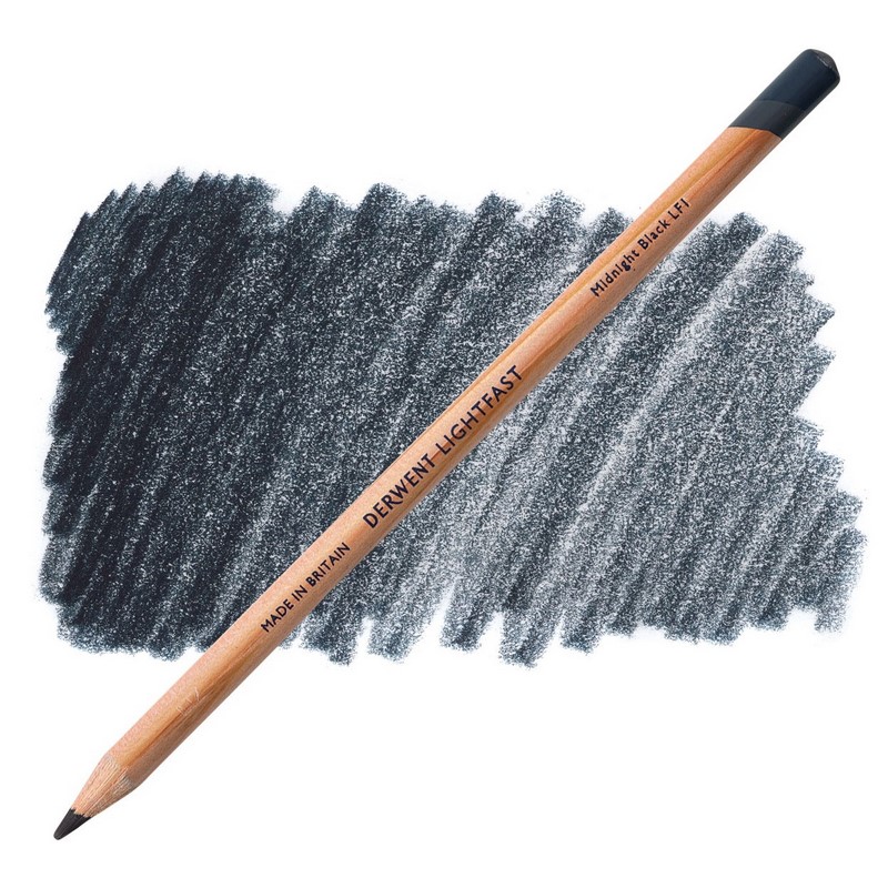 Olejová pastelka DERWENT Lightfast, Midnight Black