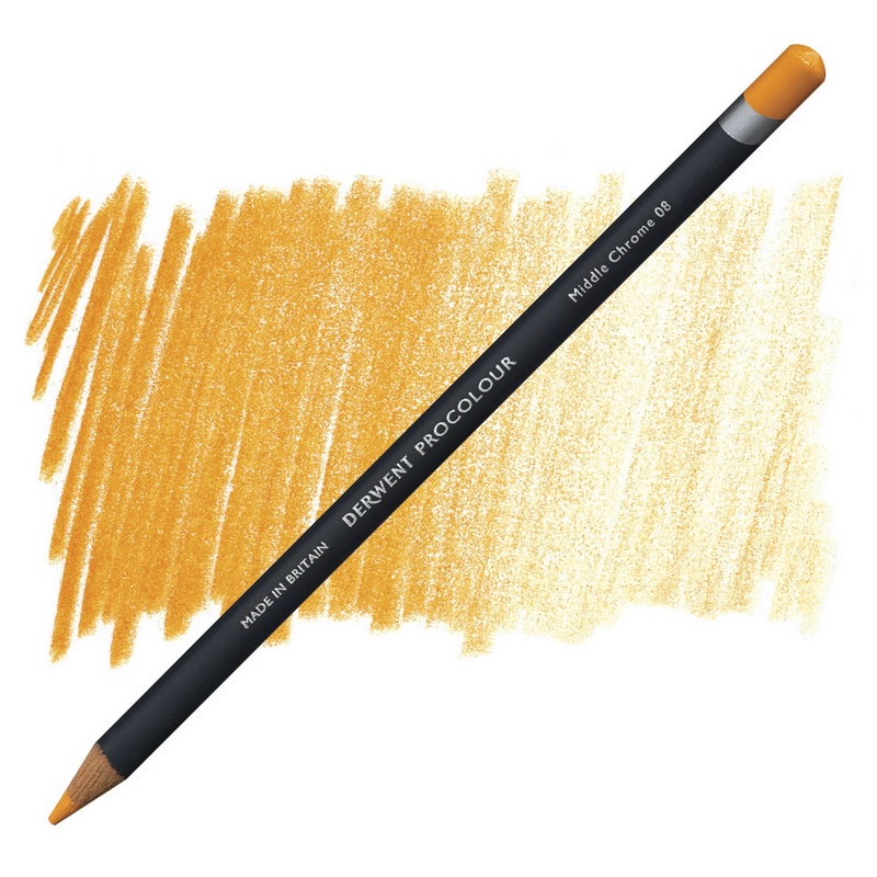 Pigmentová pastelka DERWENT Procolour, Middle Chrome