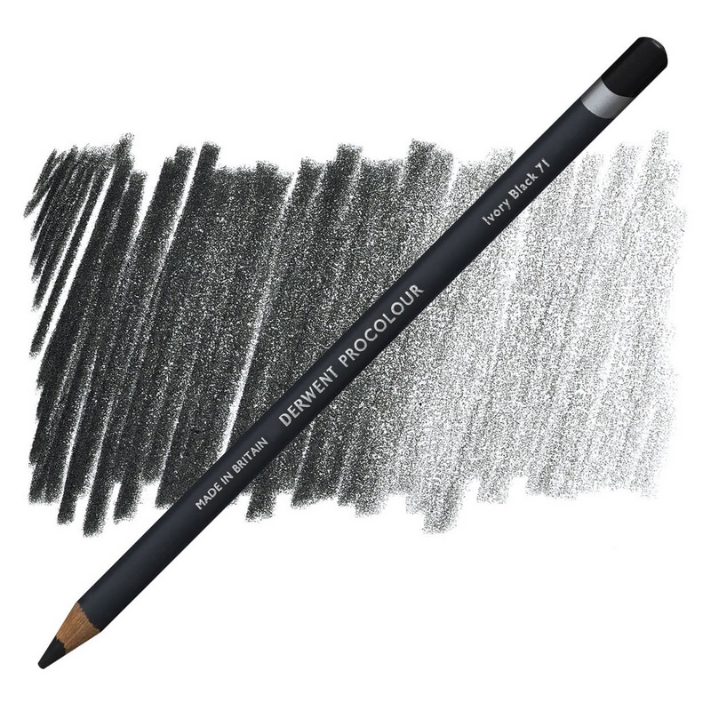 Pigmentová pastelka DERWENT Procolour, Ivory Black