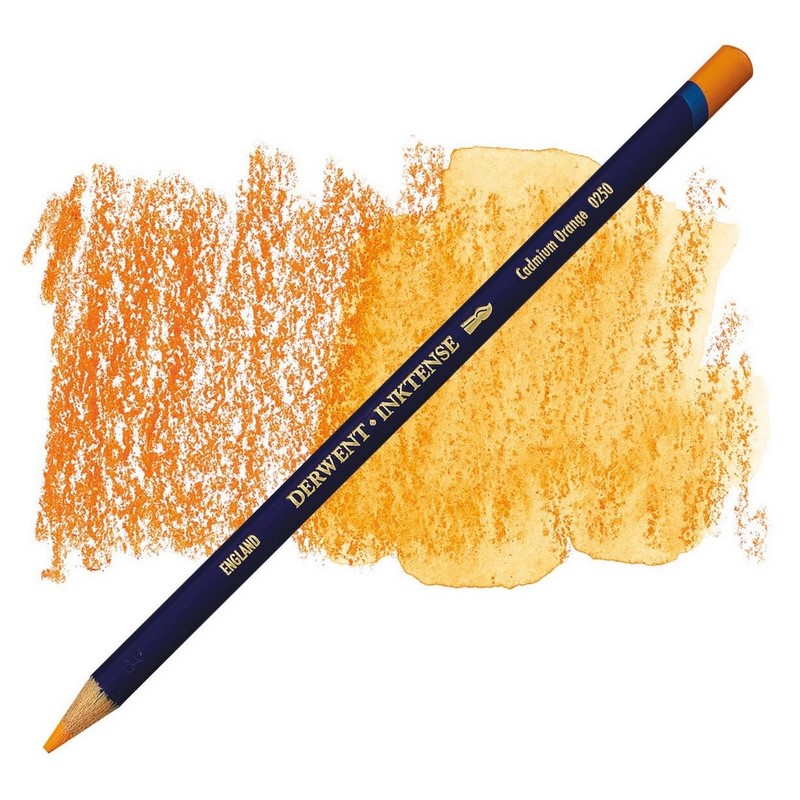 Akvarelová pastelka DERWENT Inktense, Cadmium Orange