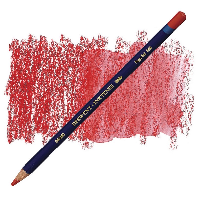 Akvarelová pastelka DERWENT Inktense, Poppy Red