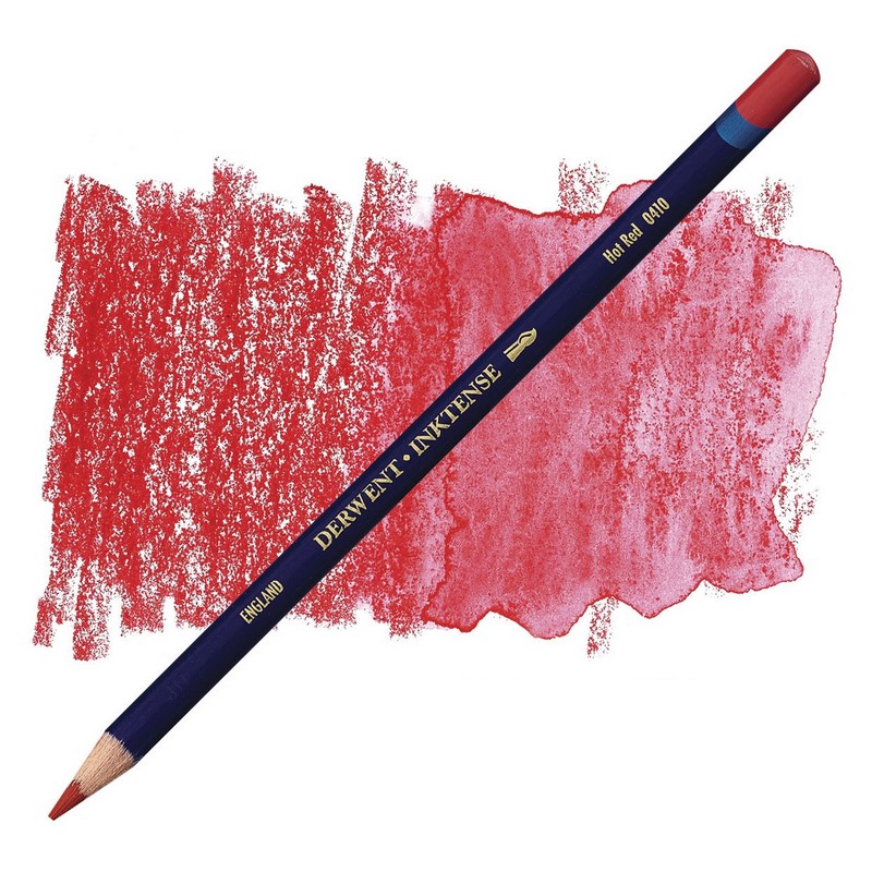 Akvarelová pastelka DERWENT Inktense, Hot Red