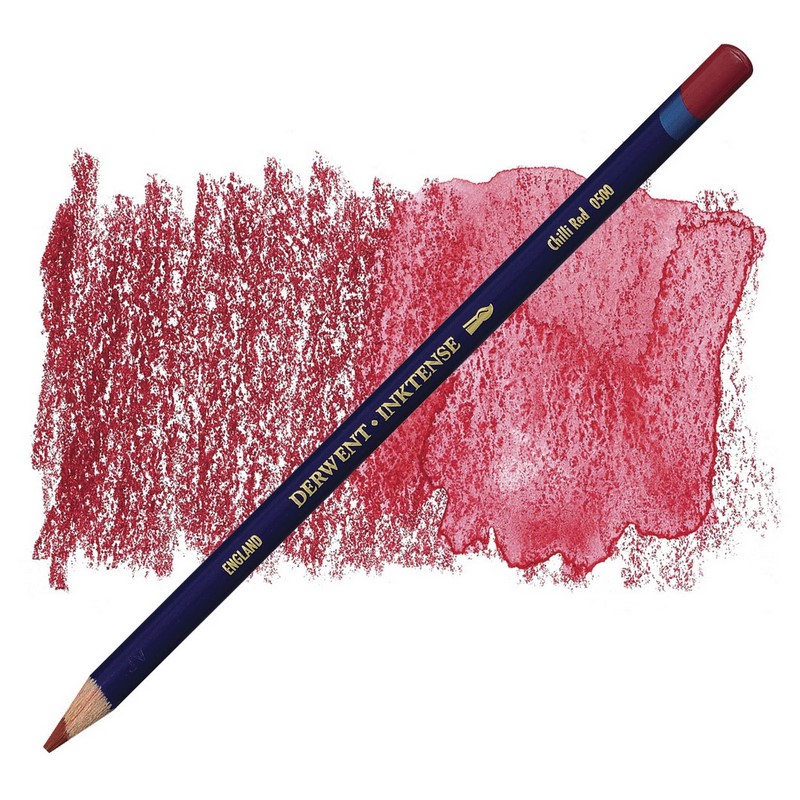 Akvarelová pastelka DERWENT Inktense, Chilli Red