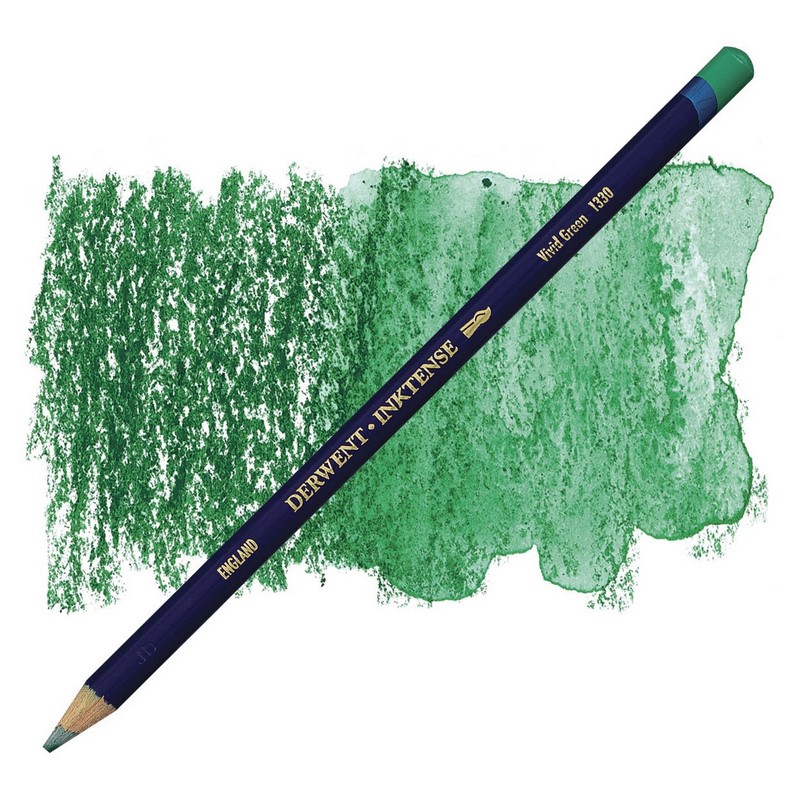 Akvarelová pastelka DERWENT Inktense, Vivid Green