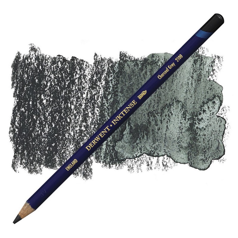 Akvarelová pastelka DERWENT Inktense, Charcoal Grey