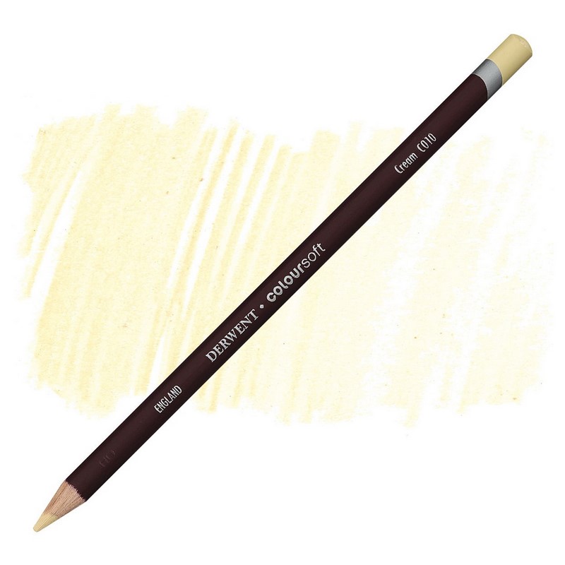 Umělecká pastelka DERWENT Coloursoft, Cream