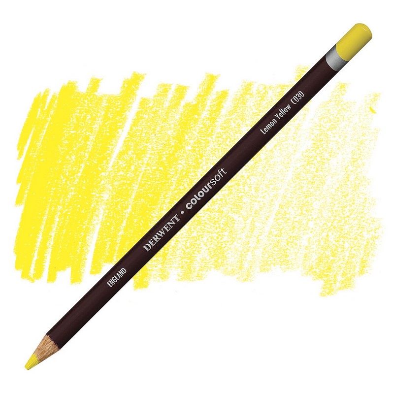 Umělecká pastelka DERWENT Coloursoft, Lemon Yellow