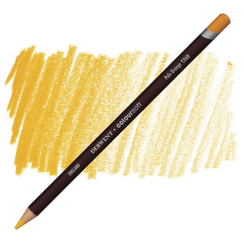 Umělecká pastelka DERWENT Coloursoft, Pale Orange
