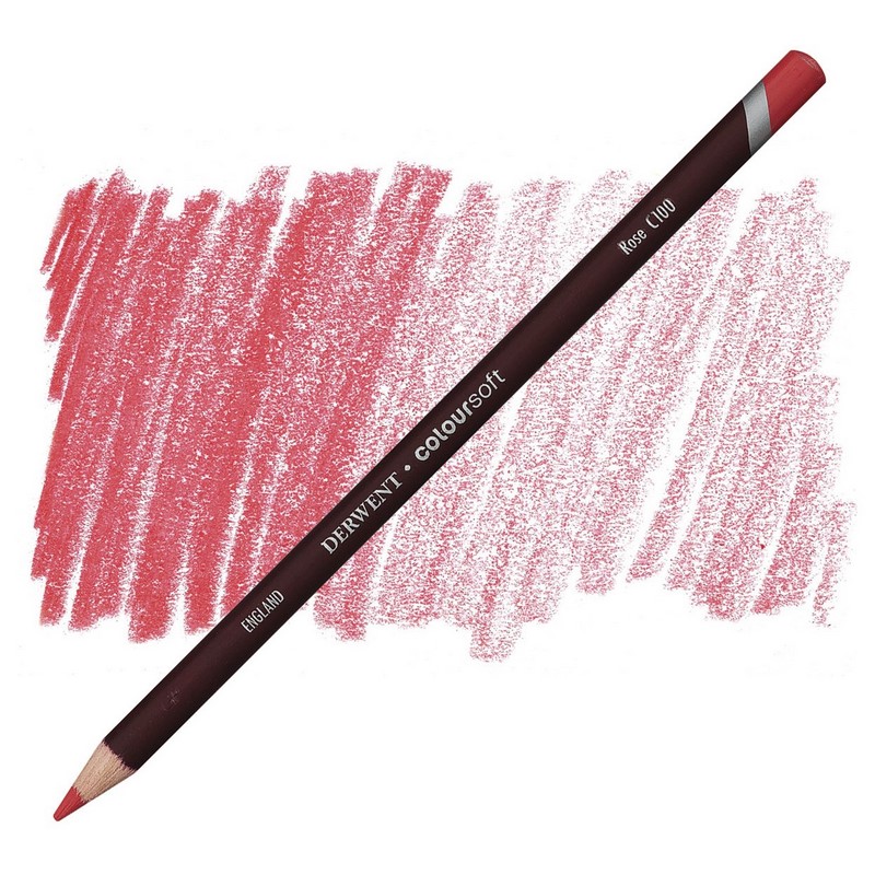 Umělecká pastelka DERWENT Coloursoft, Rose