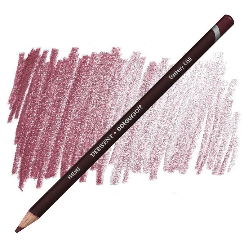Umělecká pastelka DERWENT Coloursoft, Cranberry