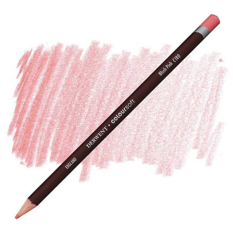 Umělecká pastelka DERWENT Coloursoft, Blush Pink