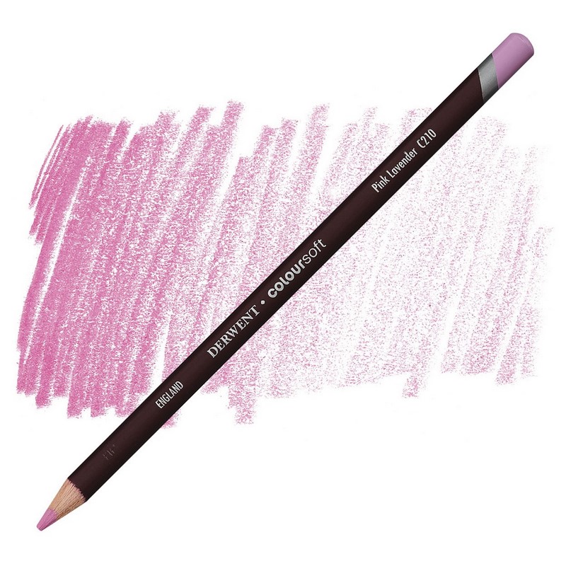 Umělecká pastelka DERWENT Coloursoft, Pink Lavender