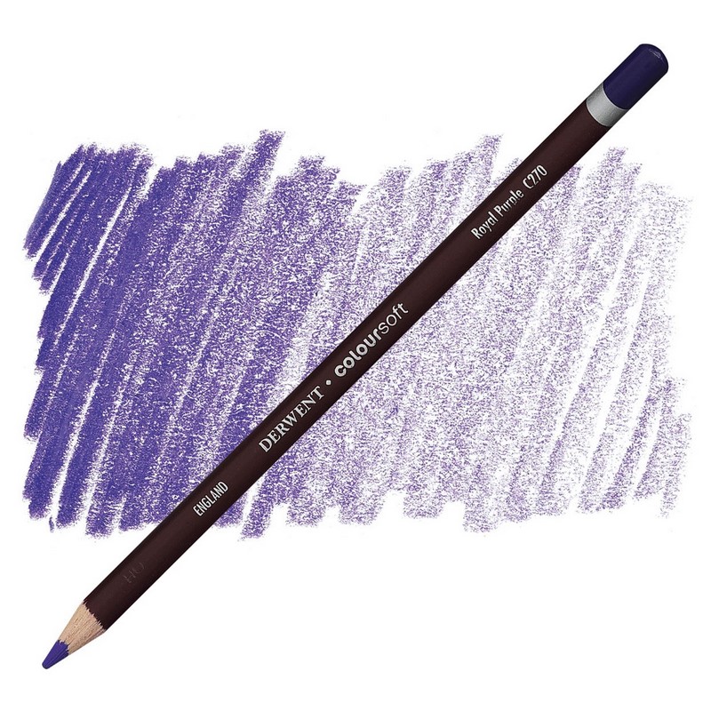 Umělecká pastelka DERWENT Coloursoft, Royal Purple