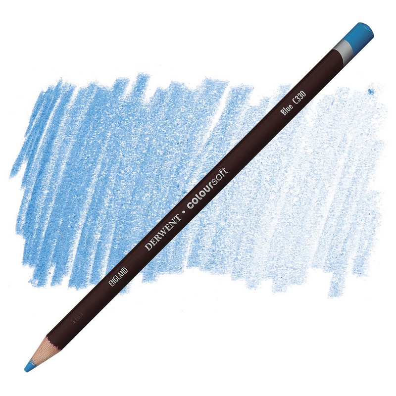 Umělecká pastelka DERWENT Coloursoft, Blue
