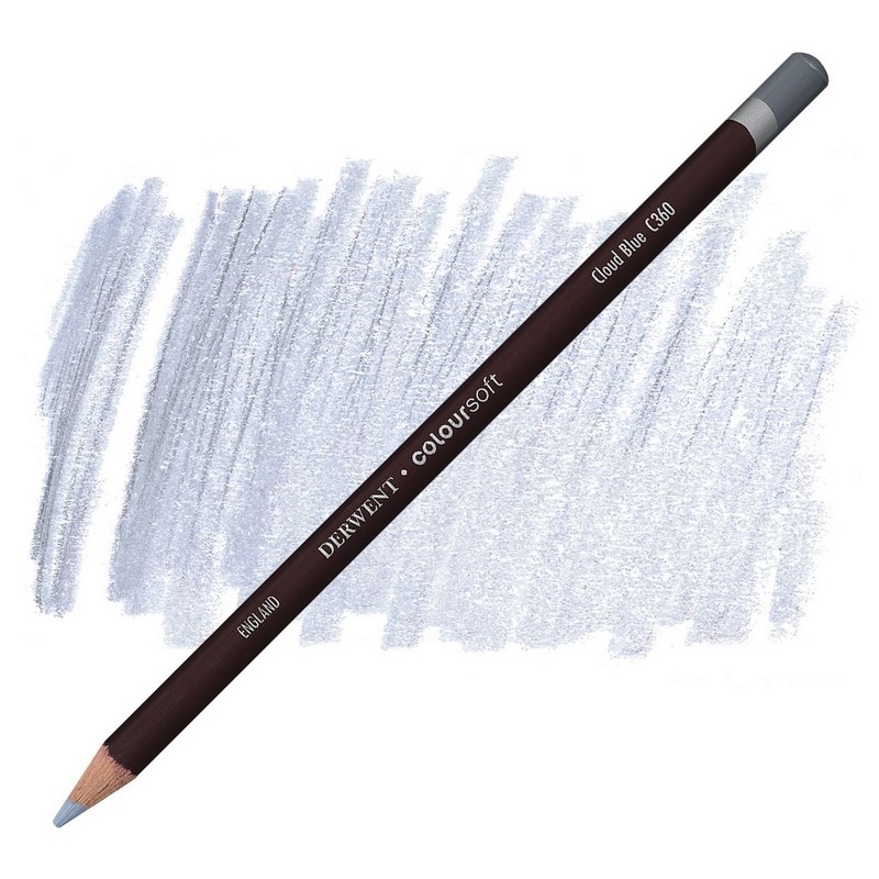 Umělecká pastelka DERWENT Coloursoft, Cloud Blue
