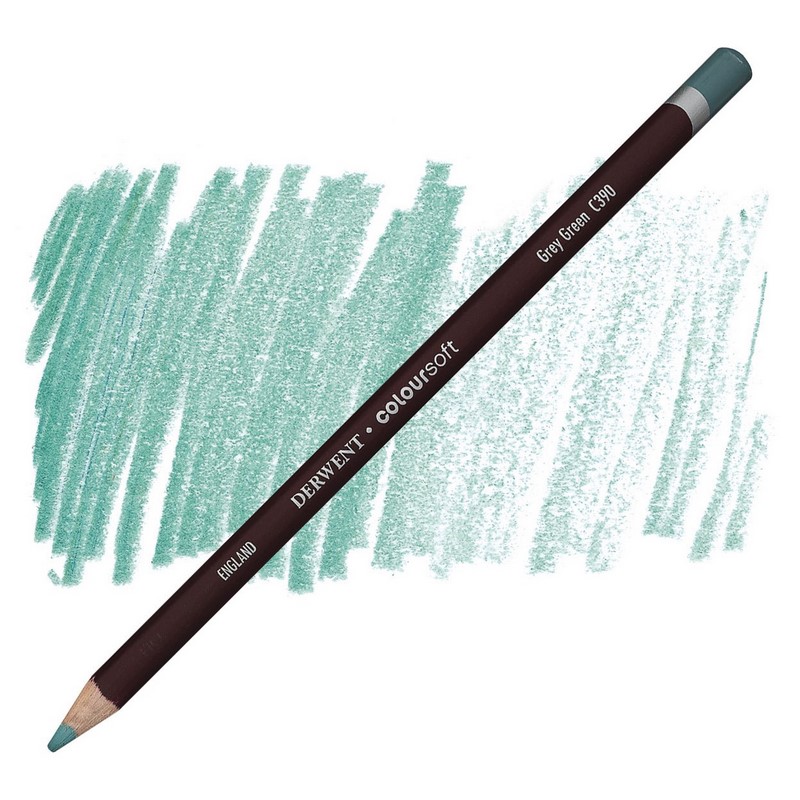 Umělecká pastelka DERWENT Coloursoft, Grey Green