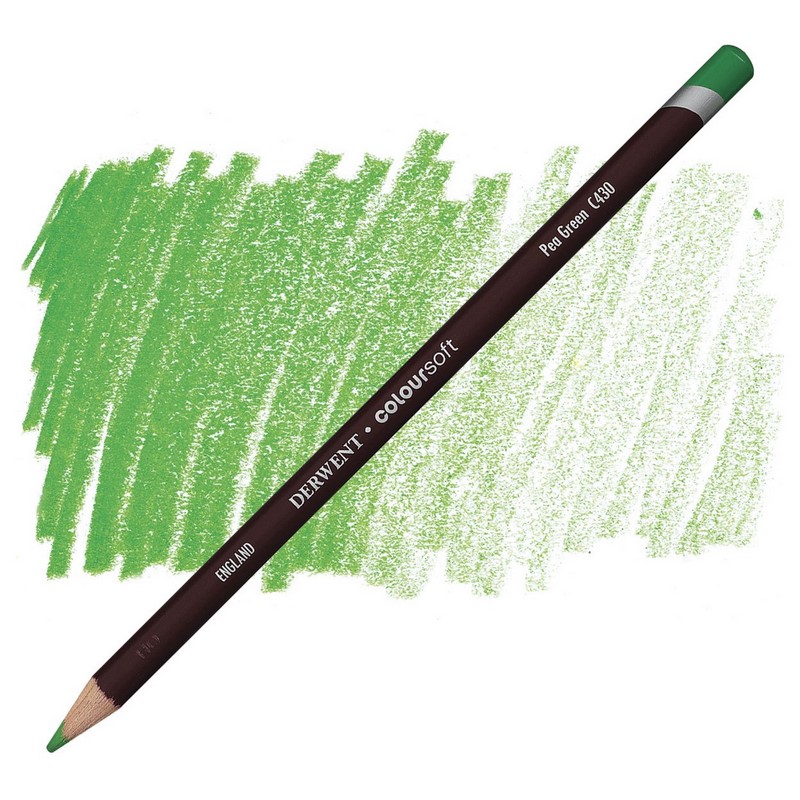 Umělecká pastelka DERWENT Coloursoft, Pea Green