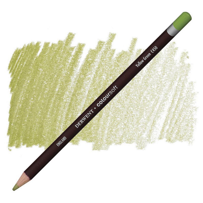 Umělecká pastelka DERWENT Coloursoft, Yellow Green